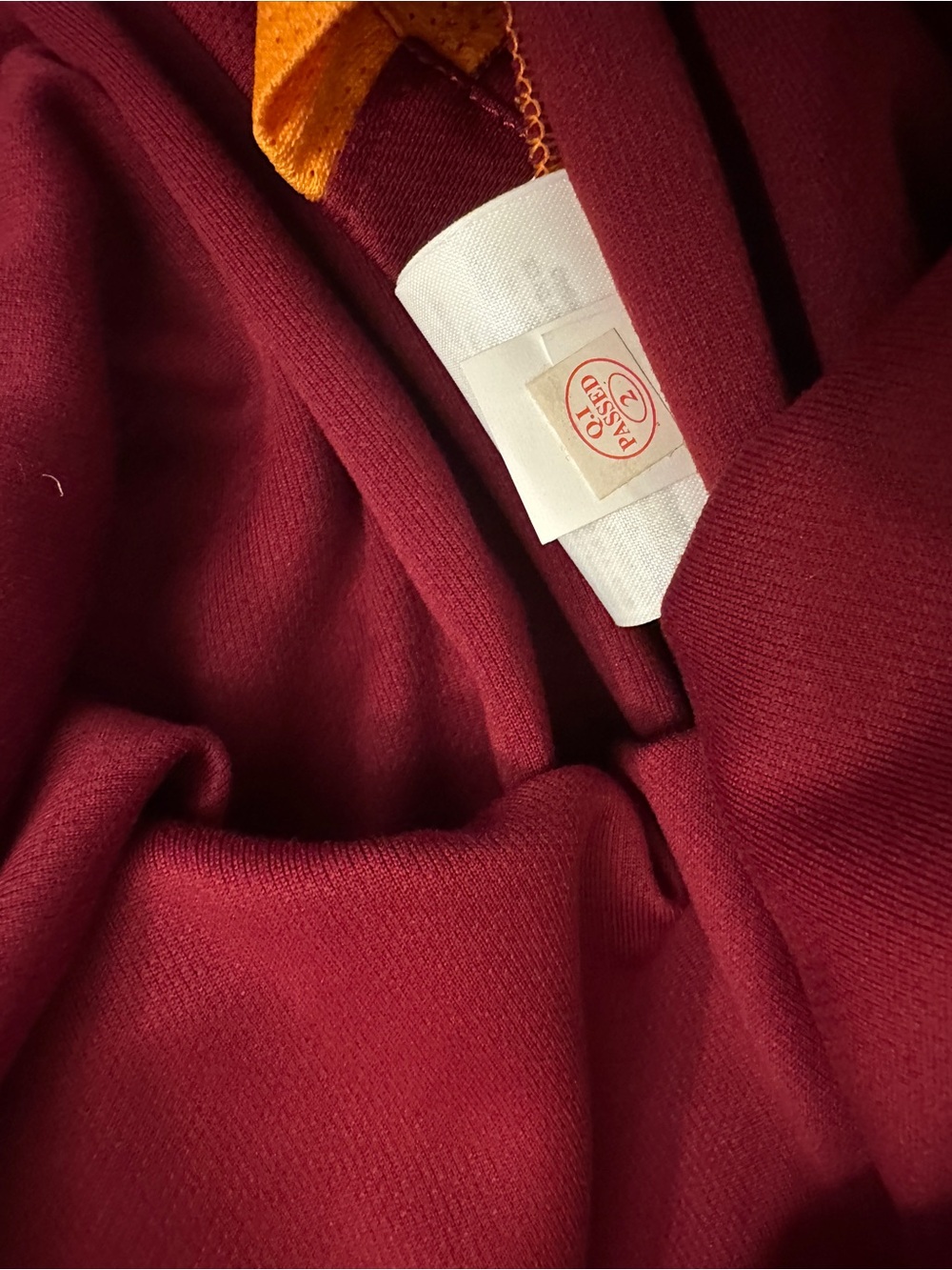 Nike Men's AS Roma Maroon & Gold Football Soccer Jersey - Picture 7 of 8